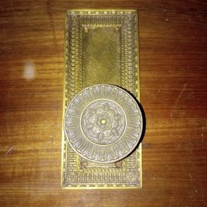 Vintage solid brass door pulls